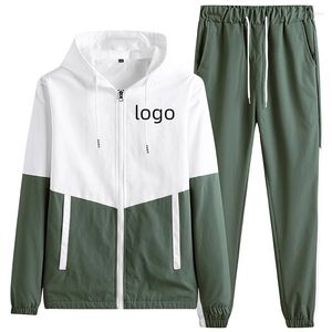 Men's Jackets 2023 Spring Autumn Sportswear Suit Customized Name Printed Logo Jacket Casual Hooded Coat