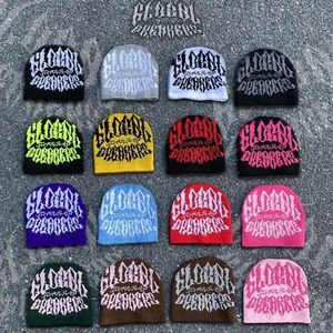 Beanieskull Caps Beanie Qualidade Rabbit Fur Capô Capuzes Capuzes Y2K Men Women Hat Kpop Ins Líquido Red Chapéus Inverno 230822