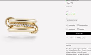 SPINELLI KILCOLLIN RINGS CUSTOM LIBRA YG TIGHRIS DESIGNER جديد في المجوهرات الفاخرة الفاخرة المصممة للمجوهرات الذهبية المصممة