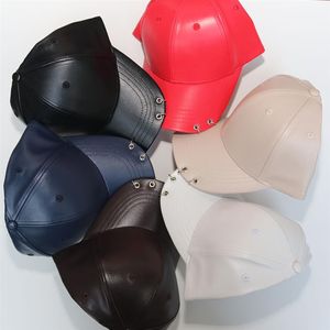 Новые кожаные шапки Snapback Эксклюзивные индивидуальные дизайнерские бренды Cap Men Женщины Регулируемые гольф -бейсбольные шляпы Cacquette Hats218r