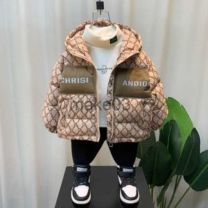 Down Coat Children's Clothing Boy's Quilted Cotton Coat Winter 2022 New Baby Boy Thicked Coat Midlength Chaoer Cottonpadded Children J230823