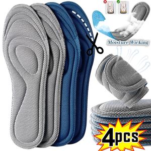 Accessori per parti di scarpe Accessori 4pcs Memory Foam Orthopedic Soles per scarpe uomini Donne Nano Nano Antibatterico Deodorizzazione Assorbimento del sudore con cuscino 230823