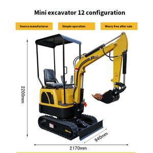 Mini Excavator Mini Excavator 12 Konfiguration Spring Rain Style Style