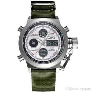 orologi sportivi di alpinismo multifunzionale prepotente con prelatto maschio impermeabile in quarzo orologio militare a LED tattico a LED 50m 232m