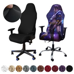 Chair Covers Gaming Chair Covers Seat Cover For Elastic Office Chair Cover Spandex Computer Chair Slipcover For Armchair Protector Seat Cover 230823