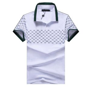 Herren-T-Shirt Modedesigner Baumwollpolo-Hemd Revers Short Sleeve Shirts Business Men T-Shirts Große T-Shirt Größe M-3xl