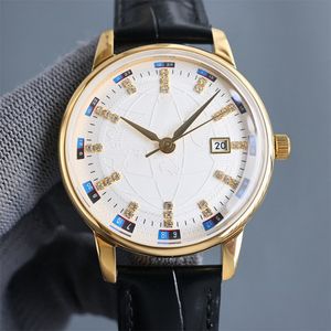 Designer Watches Shinny Mens Watch Otomatik Mekanik 9015 Hareket 42mm Gent Business Hollwatches deri kayış yüksek kaliteli relojes montre de lüks