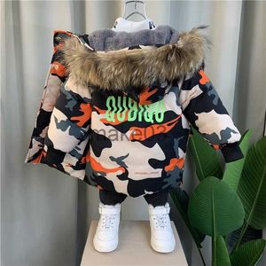 Down Coat Boys Down Jacket Coat Overcoat Cotton 2023 Sport Warm Thicken Winter Plus Size Children's Clothing J230823