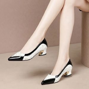 Women Dress Fashion 563 Classic High Quality Pu Leather Slip On Pumpar Lady Casual Sweet Comfort Summer Shoes Sapatilha Feminina E5993 230822 MPS