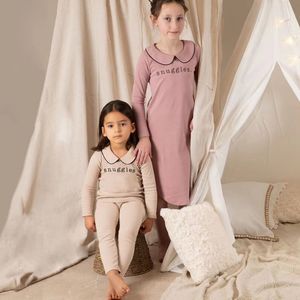 Set di abbigliamento per ragazzi e ragazze primaverili coccolati di coccole per set PJ 230822