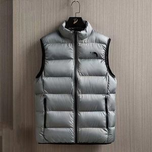 Westen Herren Puffer Westen Designer Westen ärmelloses stehende Kragen Windproof Ultra Lose und leichte Westen