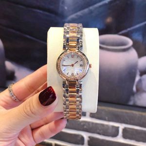 Top Designer Watch Women Luxury Brand Watches Diamond Dial Wristwatches Leather Strap Quartz Clock för Fashion Ladies Dress Wrist Watch Wholesale