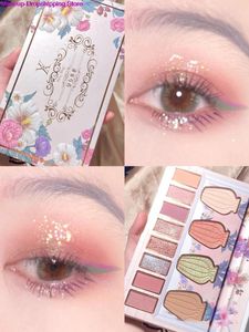 Eye Shadow Beauty Summer Mulheres Cosmética Máfora Bush Contorno Highlighter Contorno fosco SHIMMER LEXINS PIGMENTO 230822