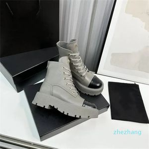 2023-Luxury Design Boots Fashion Women's Work Decoration Snow Skid Anti Slip Knight Martin Boots Casual Socks Boots