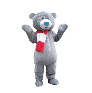 2024 Erwachsene Größe Plüsch Teddybär Maskottchen Kostüme Halloween Fancy Party Kleid Cartoon Charakter Carnival Weihnachtsfestigkeitswerbung Geburtstagsfeier Kostüm Outfit