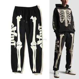 Projektanci Casual Pant Streetwear Bugger Spodnie spodnie Saint Mixxxxx Joint Bone Slephant Print Men's Pants American Sports Pants