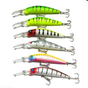 Dving Big Game Fishing Crank لـ Bass Minnow Saltwater Fly Bait China 6Colors ZZ