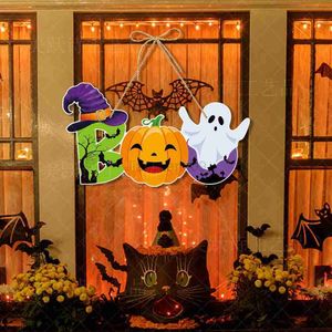Inne zapasy 2023 Dekoracje Halloweenowe Dyni Bat Bating Hanging Ghost Festival Scena Hanted House Dekoracja Halloween wiszące wiszące l0823