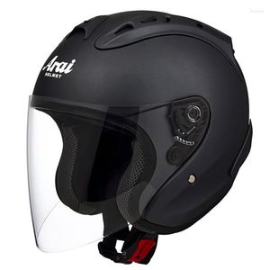 Capacetes de motocicleta SZ-4 Matte Black Half Helmet Temporada de verão Mulheres e homens Racing ECE aprovado Casco Casque