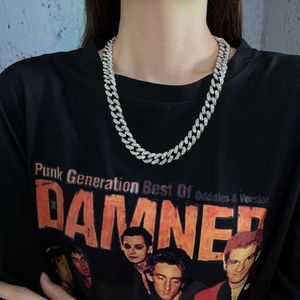 Designer Diamond Cuban Kette Halskette Herren- und Frauen Hip Hop Kragen Halskette Halskette Luxus kompakt beliebt hundert mit Schmuck