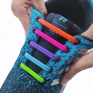 Shoe Parts Accessories Silicone Elastic Shoelaces Fashion Unisex Athletic No Tie Lace All Sneakers Fit Quick 230823