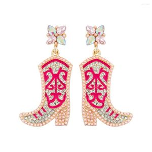 Dangle Earrings Dvacaman Celebrate Mardi Gras Marching Boots For Women Super Fun To Wear All Throughout Carnival Season Jewelry