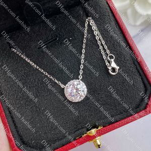 Роскошное бриллиантовое ожерелье, дизайнерское женское ожерелье с подвеской, высококачественные свадебные украшения, изысканная цепочка из стерлингового серебра, женский рождественский подарок