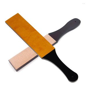 Other Knife Accessories Genuine Leather Straight Razor Folding Sharpening Shave Sharpener Belt Polishing And Paste