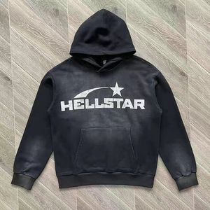 Erkeklerin hoodies sweatshirts vintage Old Hellstar Hoodie 23ss Sonbahar Kış Klasik Alev Mektubu Baskı Erkekler Kadın Külkü Hellstar Hooded Sportswears 230823