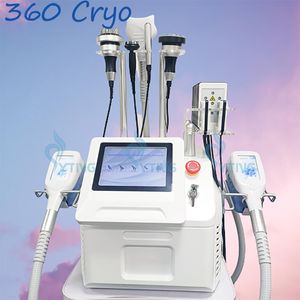 360 Cryolipolysis الدهون تجميد التجويف الشحوم ليزر الجسد الجسم RF تشديد علاج الذقن مزدوجة