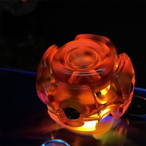 Spinning Top Mechanical Eye Transparent Spinner Spinner EDC Luminous Spinner Fidget Toys Tool Tool Ansiedade Estresse Alívio Toy 230818