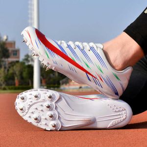 Womens Mens Professional Spike Running Shoes Youth Sports Training Shoes Track And Field Athletic Shoes Size 35-45