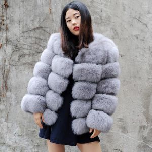 Kadın Ceketleri CX-G-A-245B Moda Ceket Gerçek Kürk Giysileri Lady Women Giyim Takım Kış