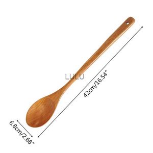 P82C 16.5 inch Giant Wood Spoon Long Handled Wooden Spoon For Cooking And Stirring HKD230810