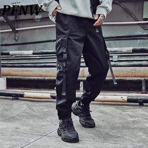 Calças masculinas PFNW China-Chic Macacão Masculino Primavera Outono American Cargo Calças Funcionais Leggings Techwear Calças 12Z4265 230824