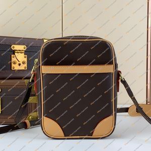 Unisex tasarımcı çantaları vintage messenger çanta omuz çantaları çapraz el çantası tote üst ayna kalitesi m45266 kese çantası