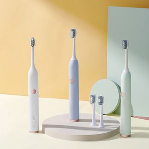 Escova de dentes adulto escova de dentes elétrica ultra sônica cerdas macias suspensão magnética escova de dentes elétrica presente conjunto para casais 230824