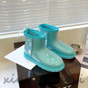 Blue Boots Nano Waterproof, Uggitys Jelly Boots Slip-On Kidhle Boots ciepłe wełniane damskie damskie buty śnieżne, designerskie buty, australijskie wysokiej jakości