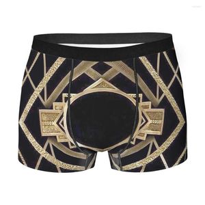 Underbyxor art deco vintage 1920 era den stora gatsby homme trosor man underkläder tryck shorts boxer trosor