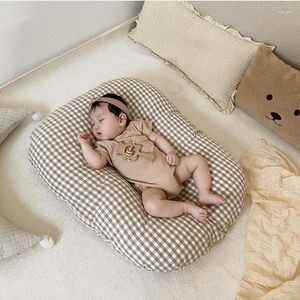 Kissen Baumwolle geboren Teppich Baby Krippe Matte Uterus Bionic Safaty Bett druckfest tragbare weiche Nest Kinder Säugling waschbar