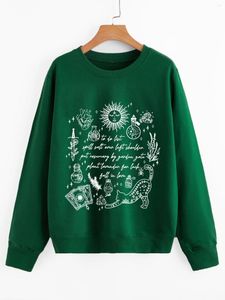 Women's Hoodies To The List Spill Salt Over Left Shoulden Sweatshirt Practical Magic Halloween Pullovers Women Fashion Cotton Casual Vintage