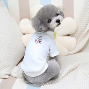 Hundkläder kläder faller tunn liten nallebjörn pomeranian valp söt hoodie