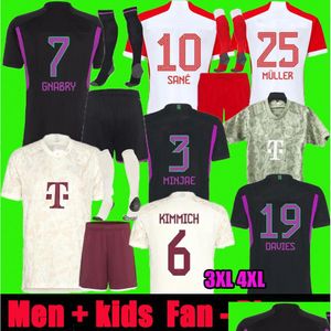 Yoga Outfit 23 24 Soccer Jersey Sane 2023 2024 Fans Player Football Shirt Goretzka Gnabry Camisa De Futebol Men Kids Kits Kimmich 50 Dhep5