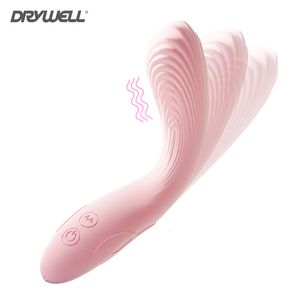 Vibradores Drywell Vibrador para Mulheres Brinquedos Sexuais Adulto Vibrador Clitóris Poderoso Masturbador Feminino G Spot Soft Japão Silicone 230824