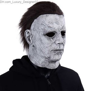 Halloween Michael Myers Killer Mask Cosplay Horror Bloody Latex Masks Helmet Carnival Masquerade Party Costume Props Q230825