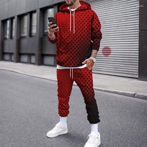 Men's Hoodies Wave Point Printed Mens Hoody Creativity Crewneck Clothing Fashion Oversize Sweatshirt Fashio Hoodie Male