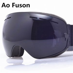 Лыжные очки зимнее сноуборд Uv400 Профессия с большим зрением Сферическая маска для лыжных мужчин Женщины снегоходы снегоходы Sci Halses 230824