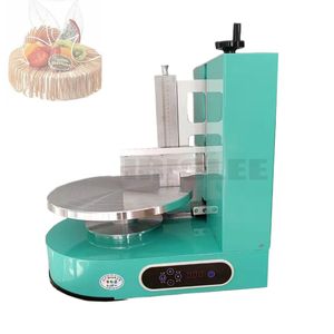 Semi Automatic Birthday Cake Smoothing Machine Cake Plastering Cream Layer Filling Maker