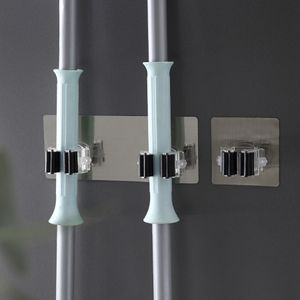 Storage Holders Racks Adhesive MultiPurpose Hooks Wall Mounted Mop Organizer Holder RackBrush Broom Hanger Hook Kitchen Bathroom Strong Accessories 230824