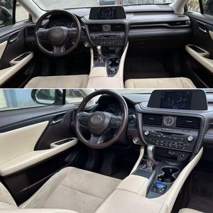 Bilstyling 5D Carbon Fiber Car Interior Center Console Color Change Gjutning klistermärke DECALS FÖR LEXUS RX300 R350 RX400 2016-2021